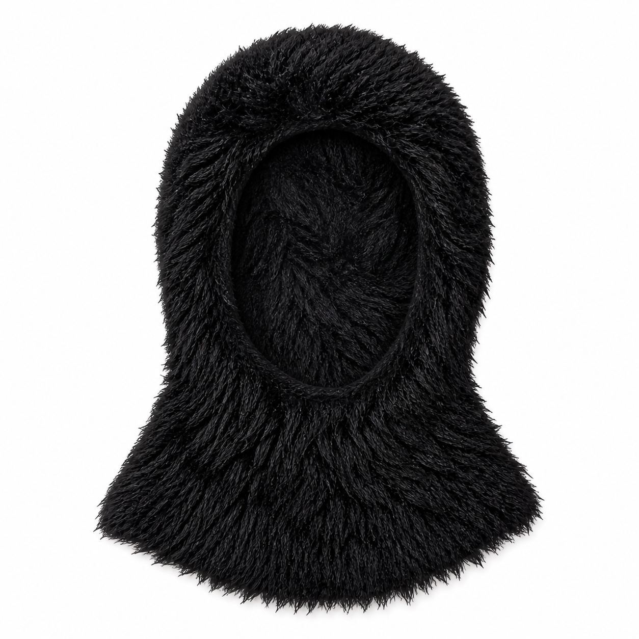 BLACK KNIT BALACLAVA