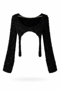 TEXTURED PLUSH TOP