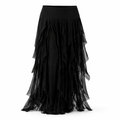 BLACK LACE SKIRT