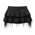GREY WASH SKIRT