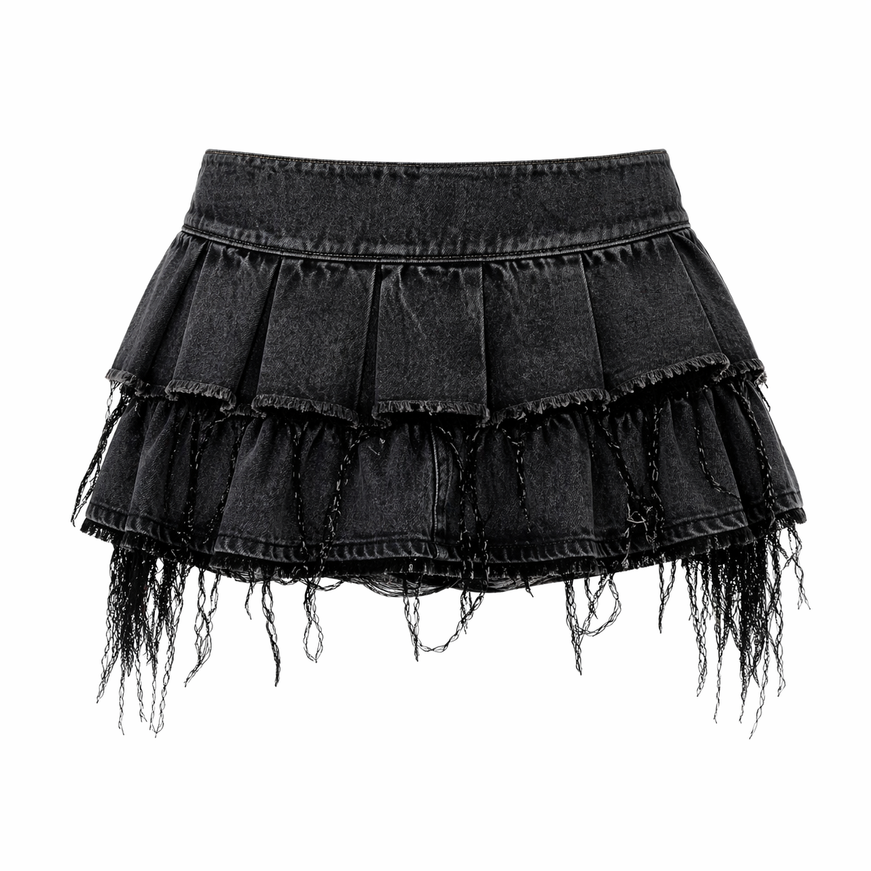 GREY WASH SKIRT