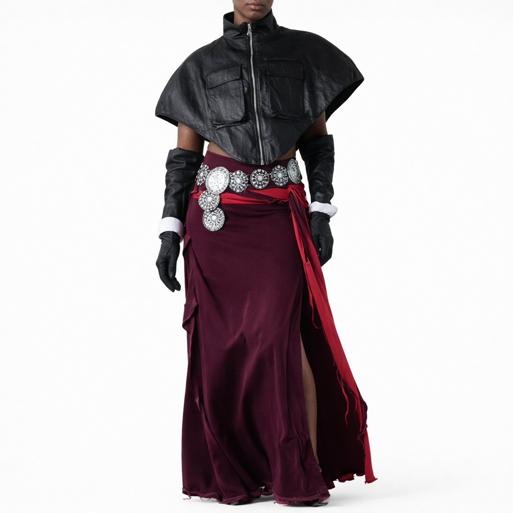WINE CARGO SKIRT